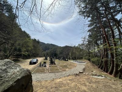 諏訪の自然に包まれた樹木葬新区画 全景